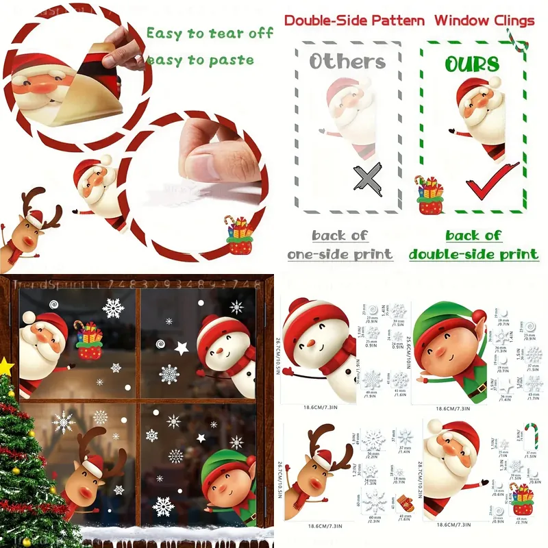 82 Adet Noel Pencere Yapıştırm - Snowflake Window Decal incelemesi ve fiyatı