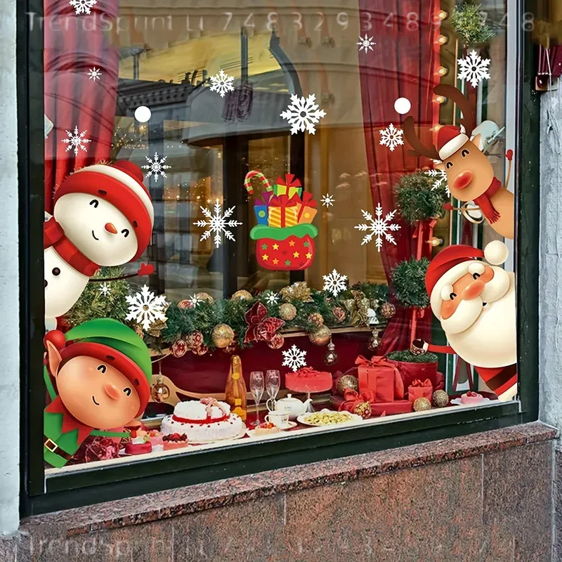 82 Adet Noel Pencere Yapıştırm - Snowflake Window Decal incelemesi ve fiyatı