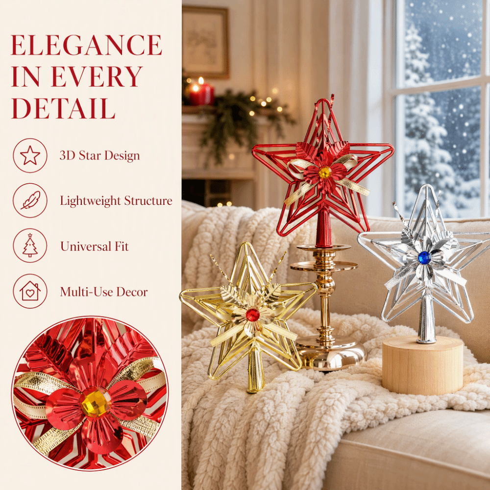 Festive Star Plastik Yıldız Te - Star Tree Topper incelemesi ve fiyatı