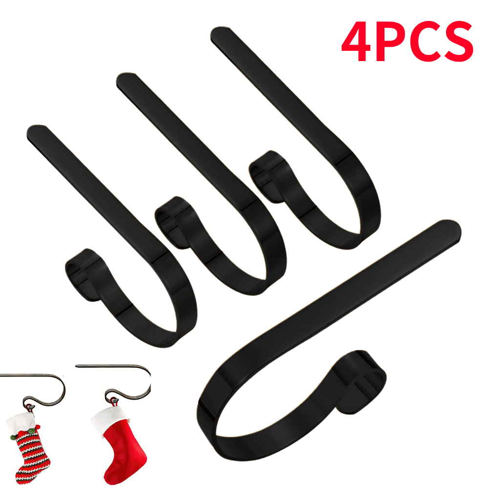 4 Adet Demir Siyah Noel Çorabı - Christmas Stocking Hanging incelemesi ve fiyatı
