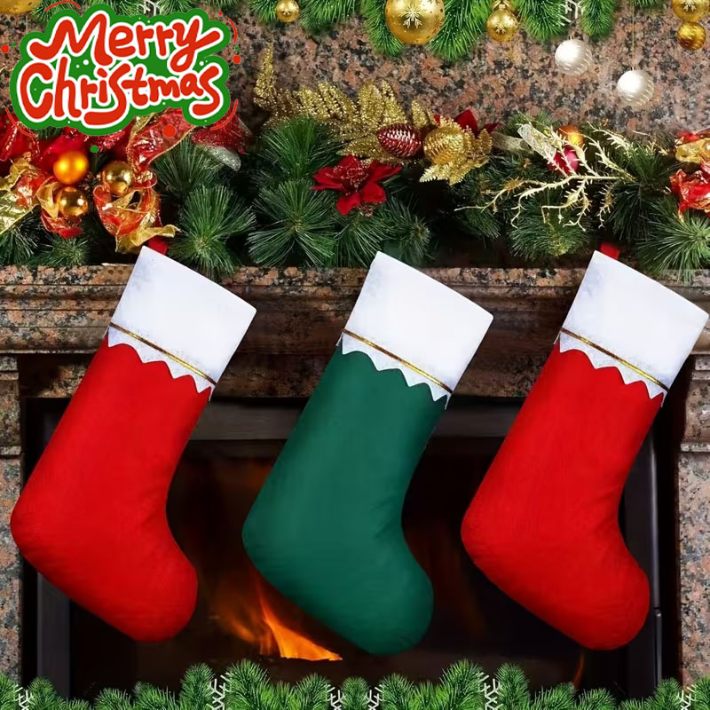 12-24 Adet Noel Çorabı Asma Sü - Christmas Stocking Hanging incelemesi ve fiyatı