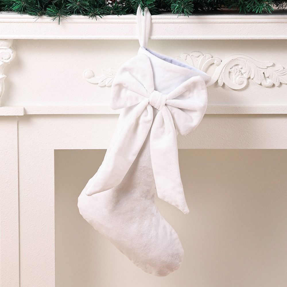 Kadife Noel Çorabı Fiyonklu Bü - Christmas Stocking Hanging incelemesi ve fiyatı