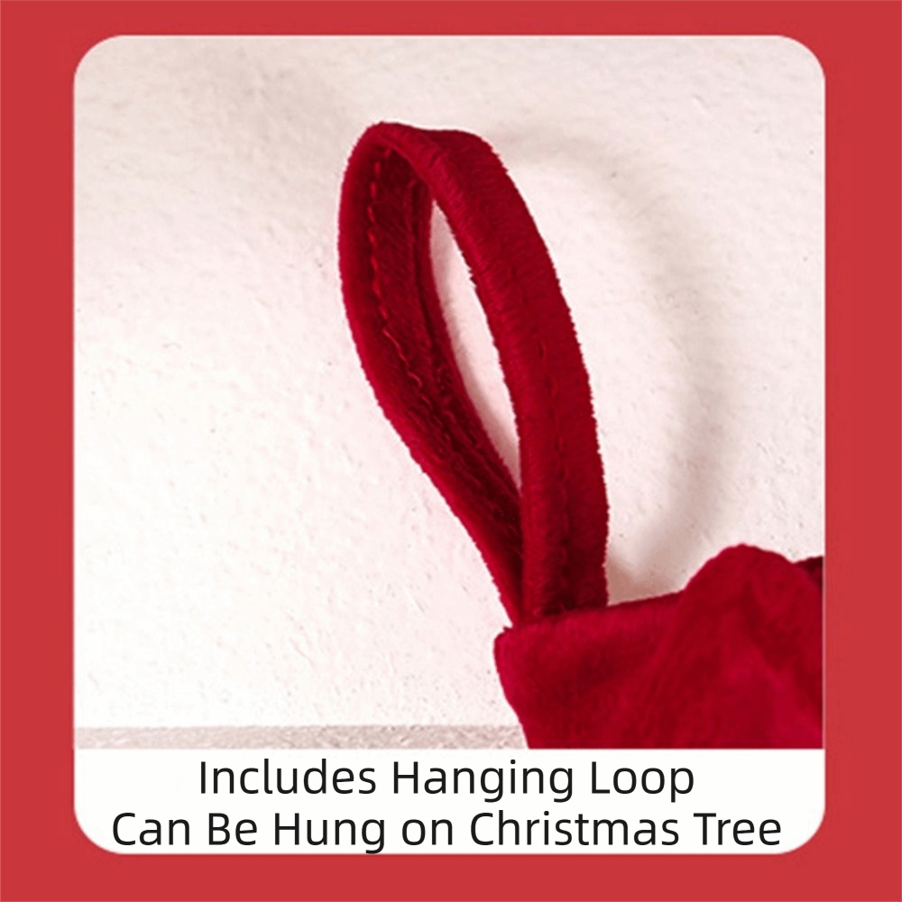 Kadife Noel Çorabı Fiyonklu Bü - Christmas Stocking Hanging incelemesi ve fiyatı